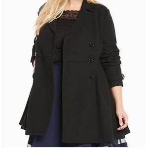 Torrid Double Breasted Overcoat - Size 1